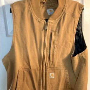 Carhartt vest with ribbed collar